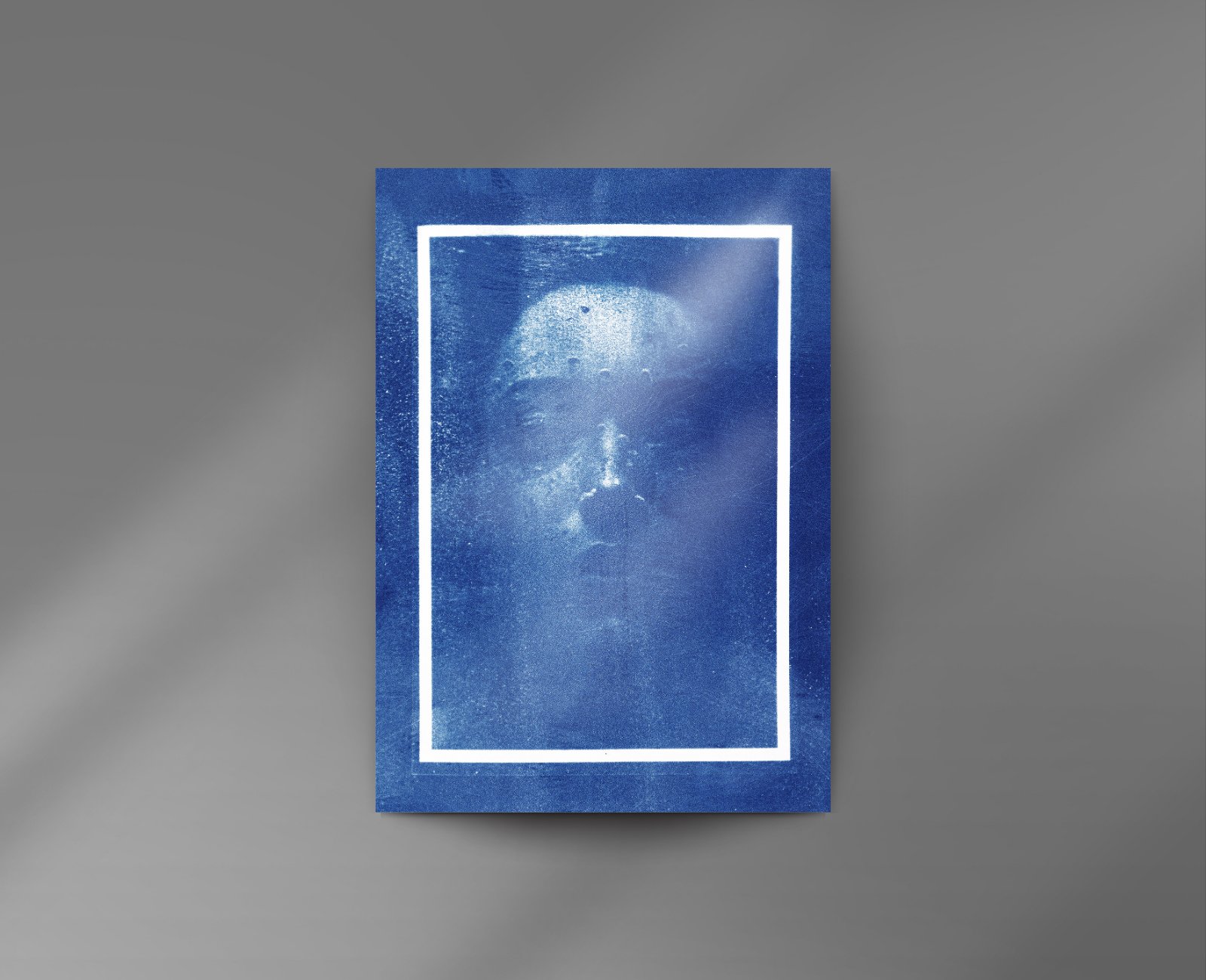Abyss cyanotype print